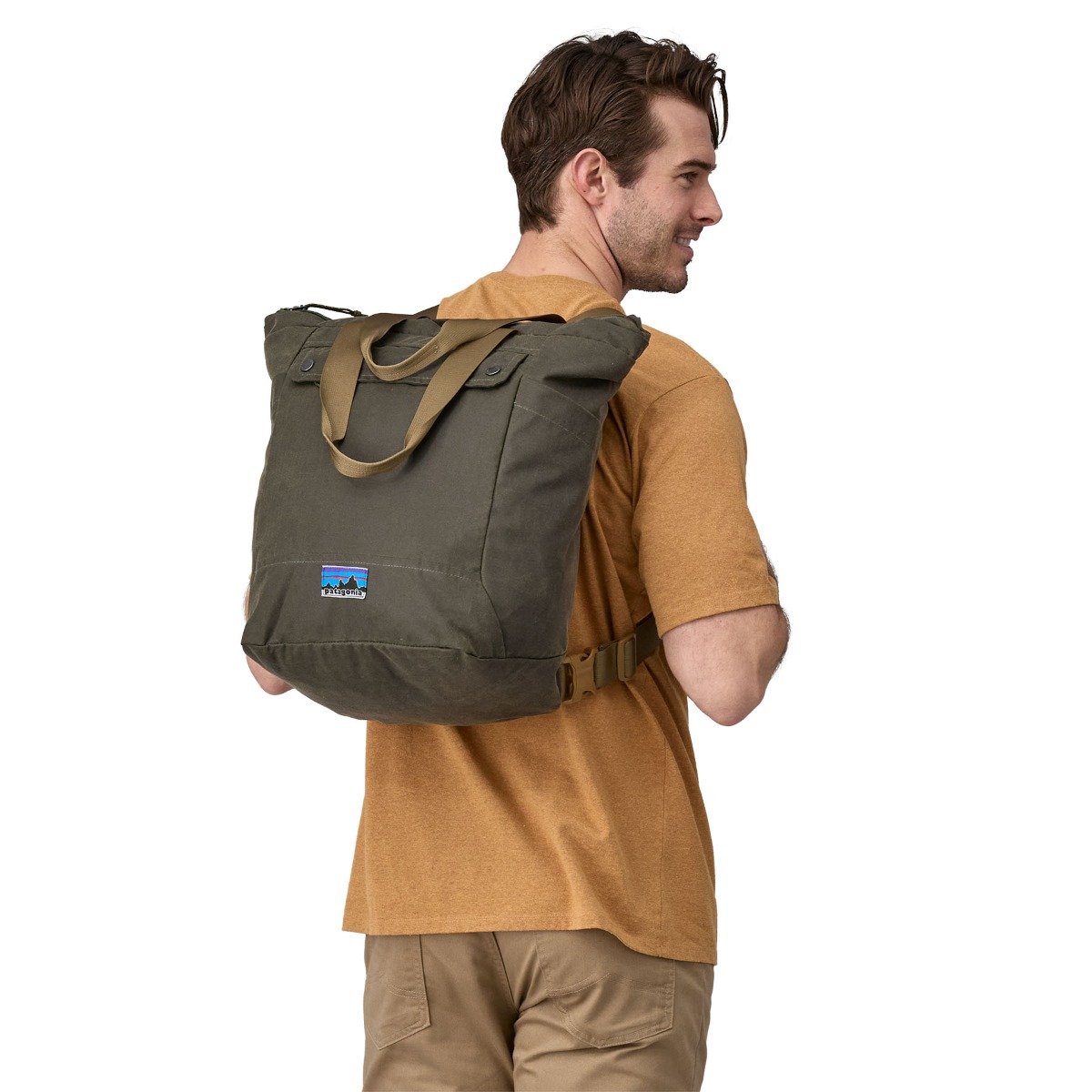 Patagonia Waxed Canvas Tote Pack - Basin Green