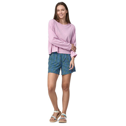 Patagonia Baggies 5" Women's Shorts - Floral Fun/Vessel Blue