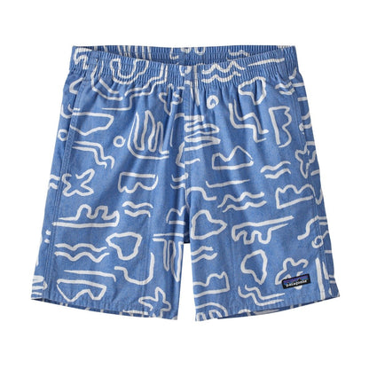 Patagonia Funhoggers 6" Mens Shorts - Channel Islands/Vessel Blue