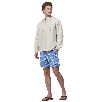 Patagonia Funhoggers 6" Men's Shorts - Channel Islands/Vessel Blue