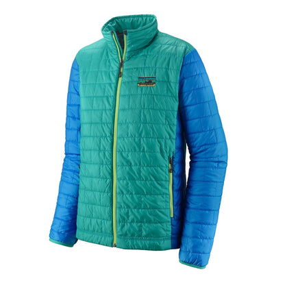 Patagonia Nano Mens Puff Jacket - Green & Blue