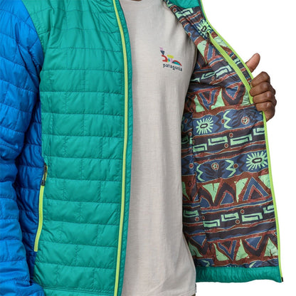 Patagonia Nano Men's Puff Jacket - Green & Blue