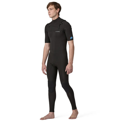 Patagonia Regulator Yulex Lite 2mm Men's Chest Zip Short Sleeve Wetsuit 2025 - Black