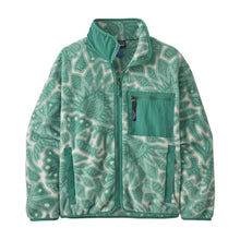 Patagonia Synchilla Womens Fleece Jacket - Bees and Flowers/Heartleaf Green
