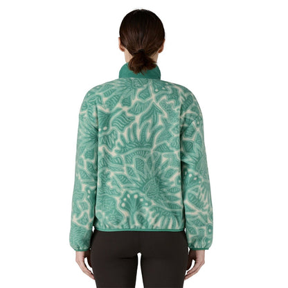Patagonia Synchilla Women's Fleece Jacket - Bees and Flowers/Heartleaf Green