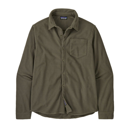 Patagonia Micro D Mens Fleece Shirt - Basin Green