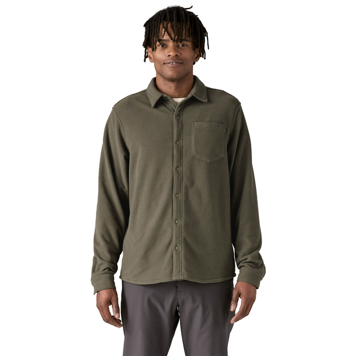 Patagonia Micro D Men's Fleece Shirt - Basin Green