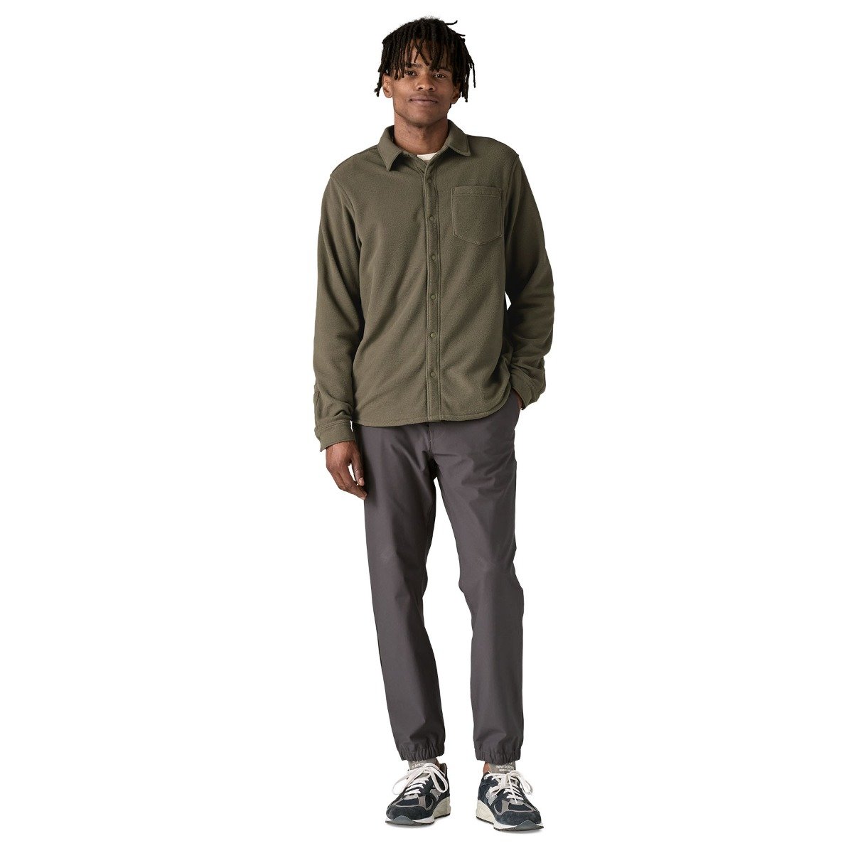 Patagonia Micro D Men's Fleece Shirt - Basin Green