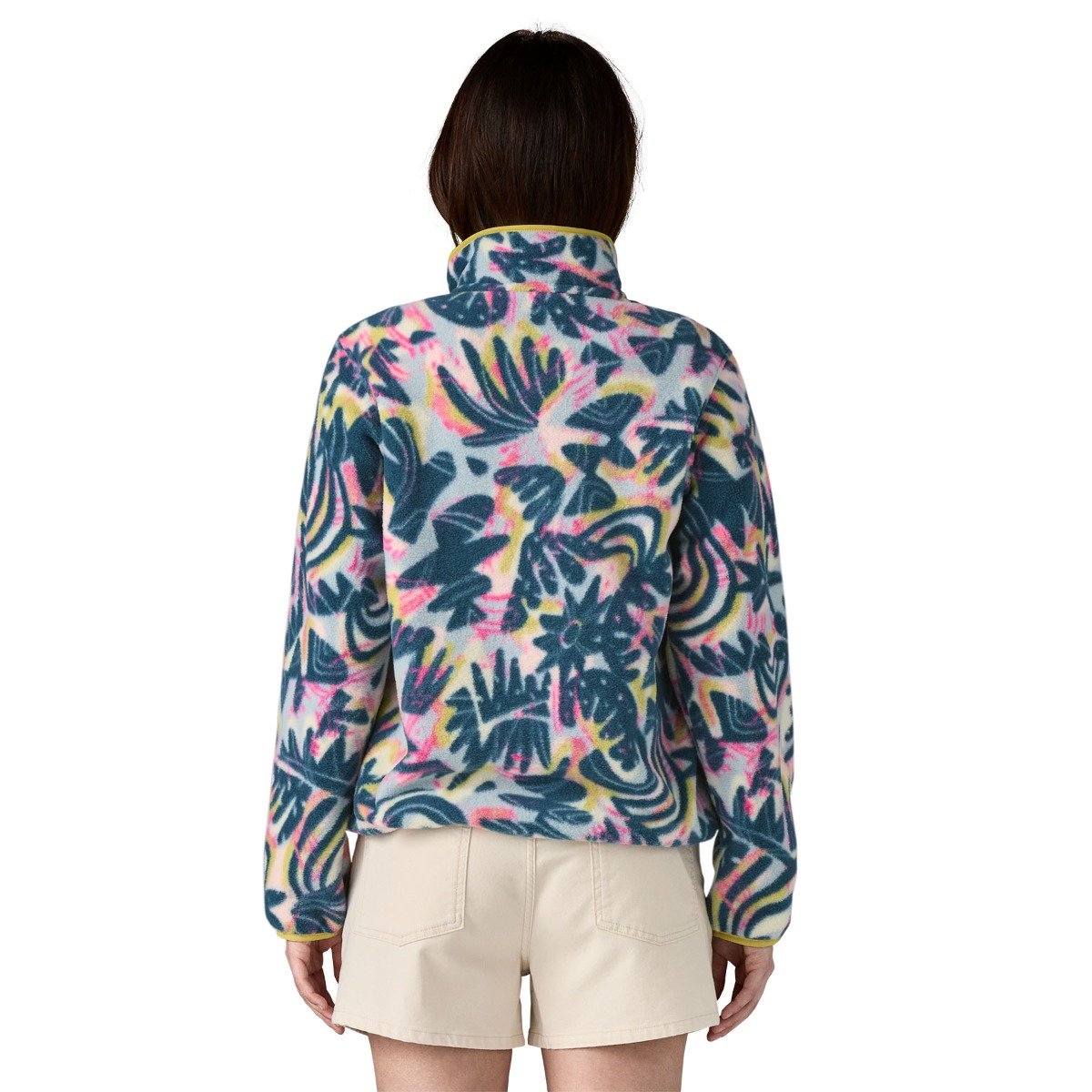Patagonia Light Weight Synchilla Snap-T Women's Pull Over - Wild Botanist/Tidal Teal
