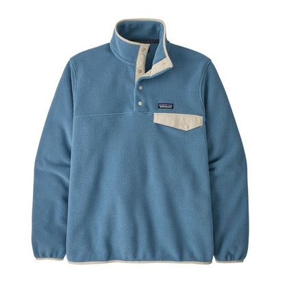 Patagonia Lightweight Synchilla Mens Snap-T Fleece Pullover - Still Blue