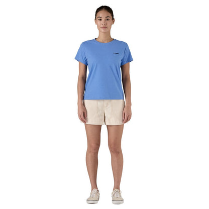 Patagonia P-6 Logo Women's Responsibili-Tee - Abundant Blue