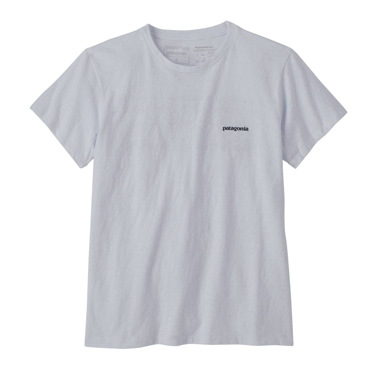 Patagonia Womens P-6 Logo Responsibili-Tee - White