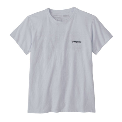 Patagonia Womens P-6 Logo Responsibili-Tee - White