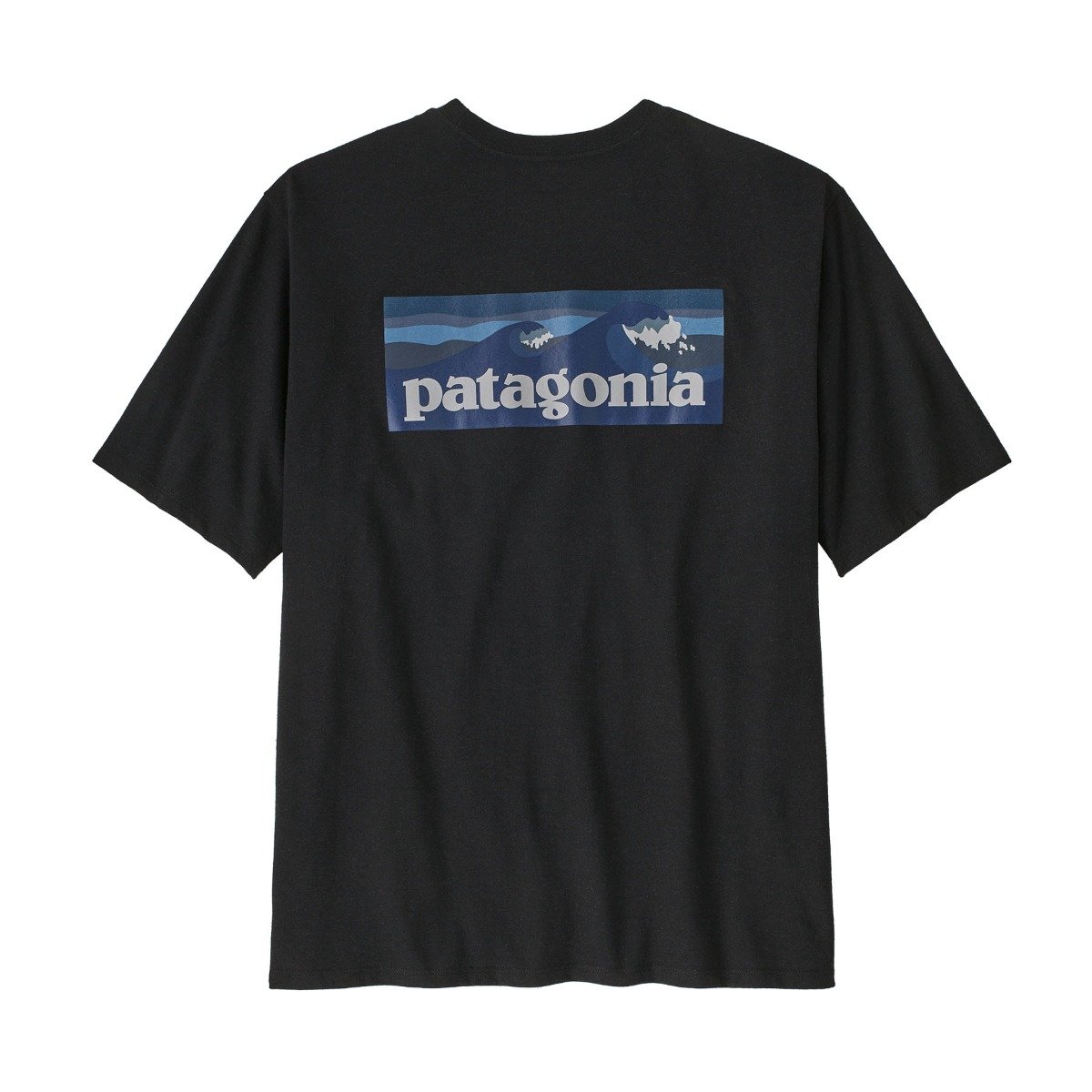 Patagonia Boardshort Logo Men's Pocket Responsibili-Tee - Ink Black