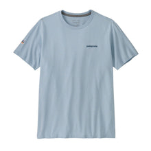 Patagonia Fitz Roy Icon Mens Responsibili-Tee - Fleck Blue