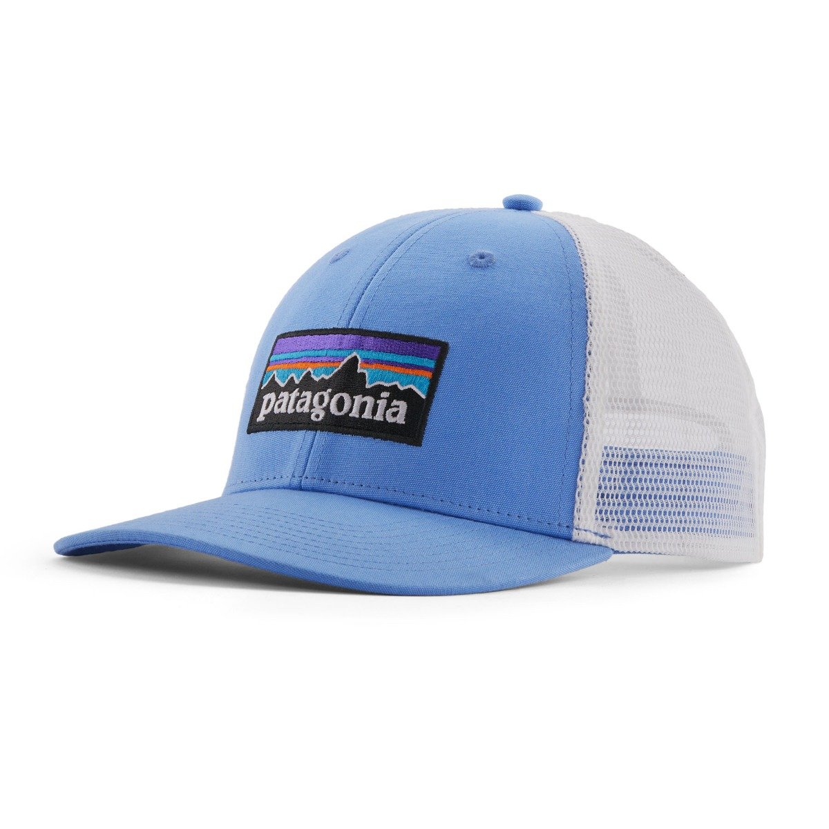 Patagonia P-6 Logo LoPro Trucker Hat in Abundant Blue