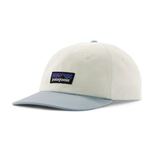 Patagonia P-6 Label Trad Cap in Birch White w/Fleck Blue