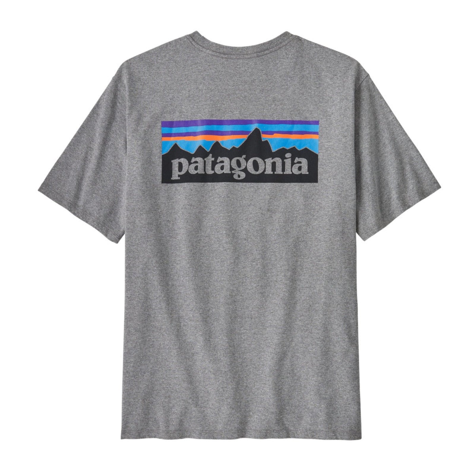 Patagonia P-6 Logo Responsibili-Tee T Shirt - Gravel Heather