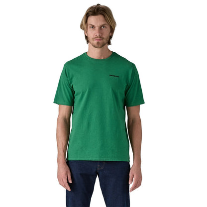 Patagonia P-6 Logo Men's Responsibili-Tee - P-6 Outline/Heartleaf Green