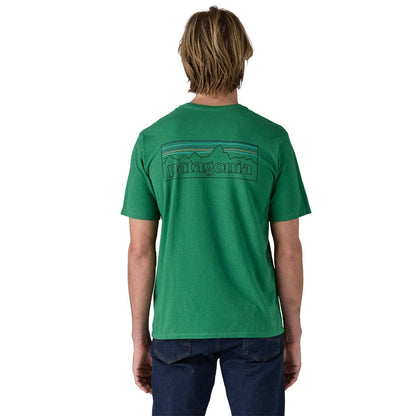 Patagonia P-6 Logo Men's Responsibili-Tee - P-6 Outline/Heartleaf Green