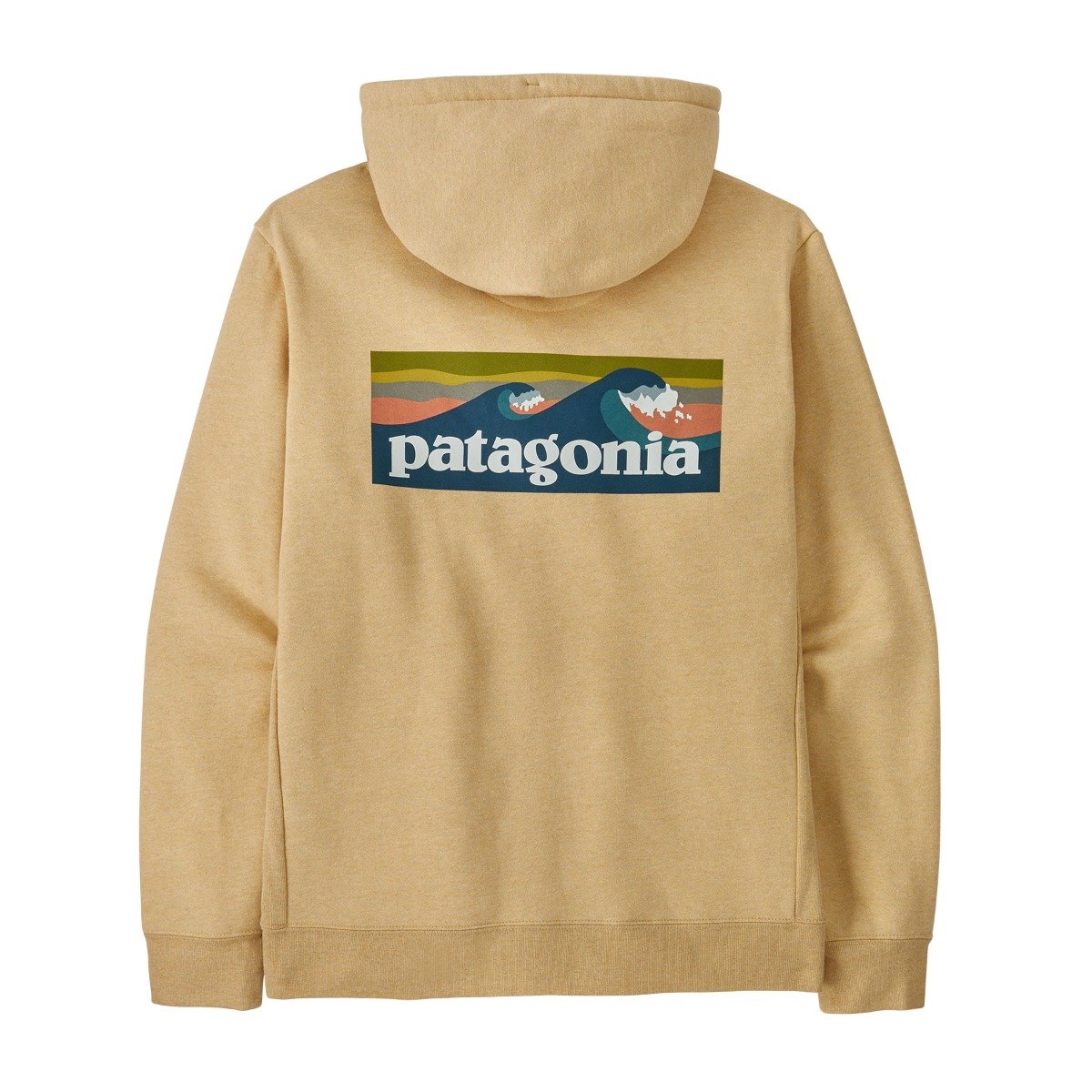 Patagonia Boardshort Logo Uprisal Hoody in Beeswax Tan