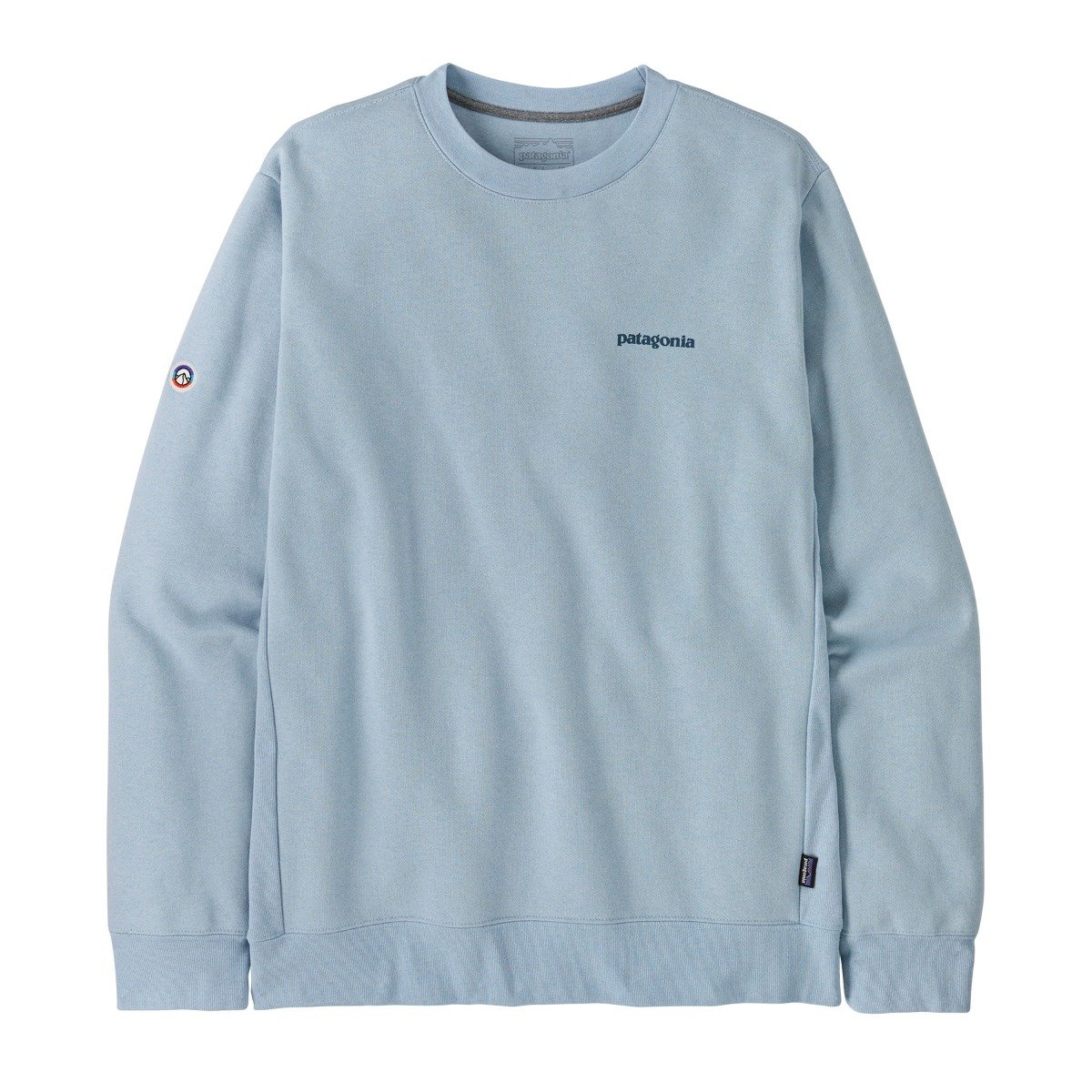 Patagonia Fitz Roy Icon Uprisal Unisex Crew Sweater - Fleck Blue