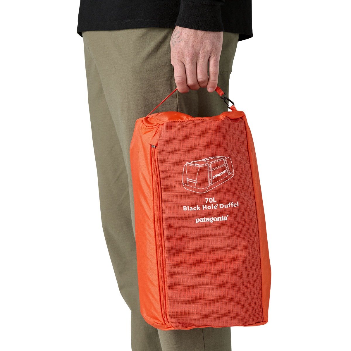 Sac polochon Patagonia Black Hole 70 L - Pollinator Orange