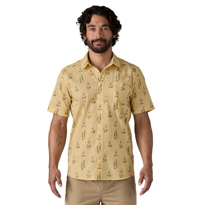 Patagonia Go To Men's Shirt - Lupine Trail/Beeswax Tan