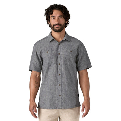Patagonia Back Step Men's Shirt - Swell Dobby/New Navy