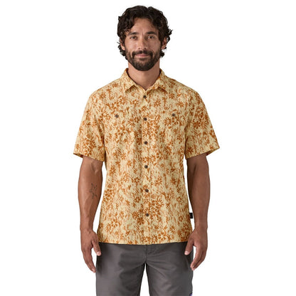 Patagonia Back Step Men's Shirt - Wildflower Pastel/Buttercup Yellow
