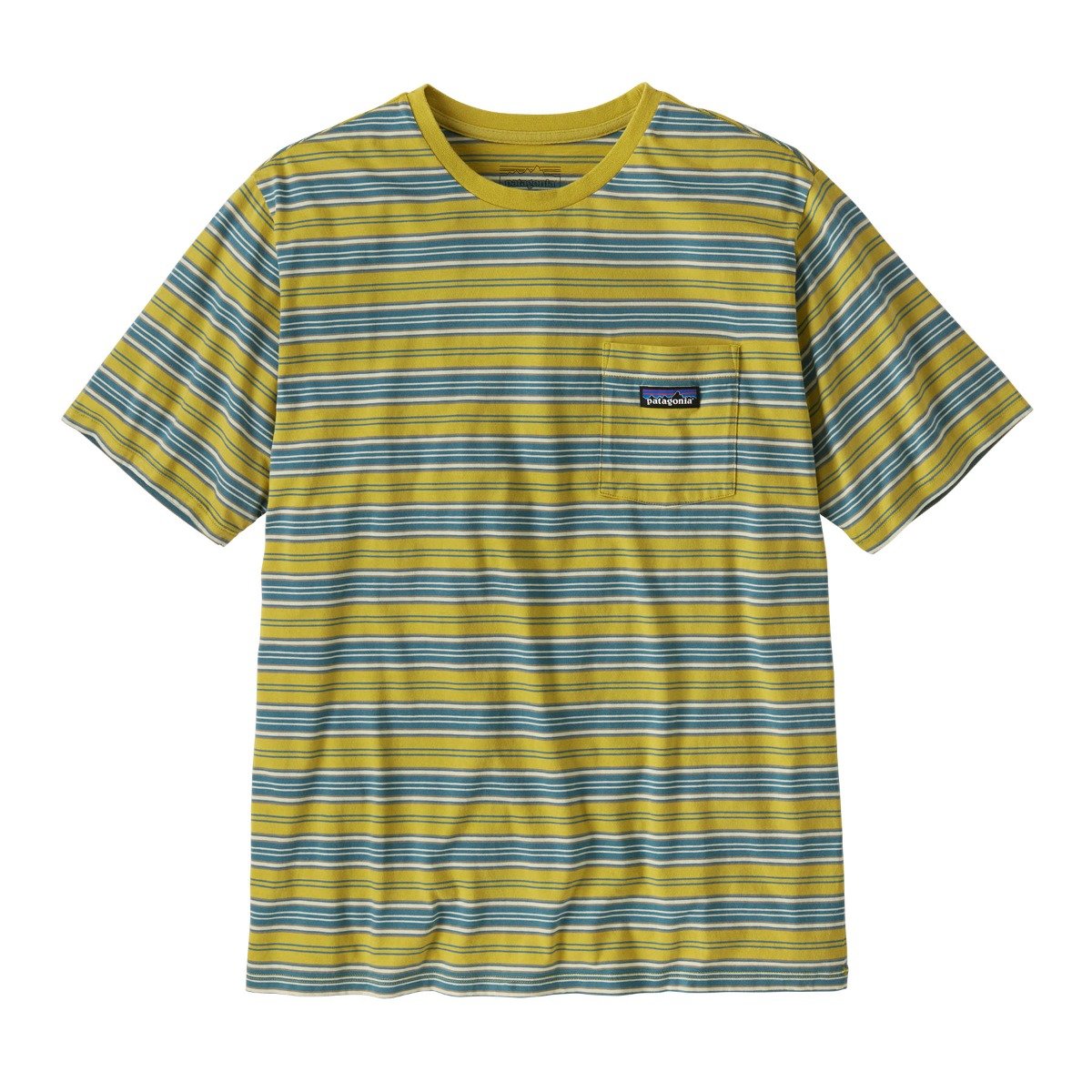 Patagonia Daily Pocket Mens Tee - Summer Camp/Bundle Green