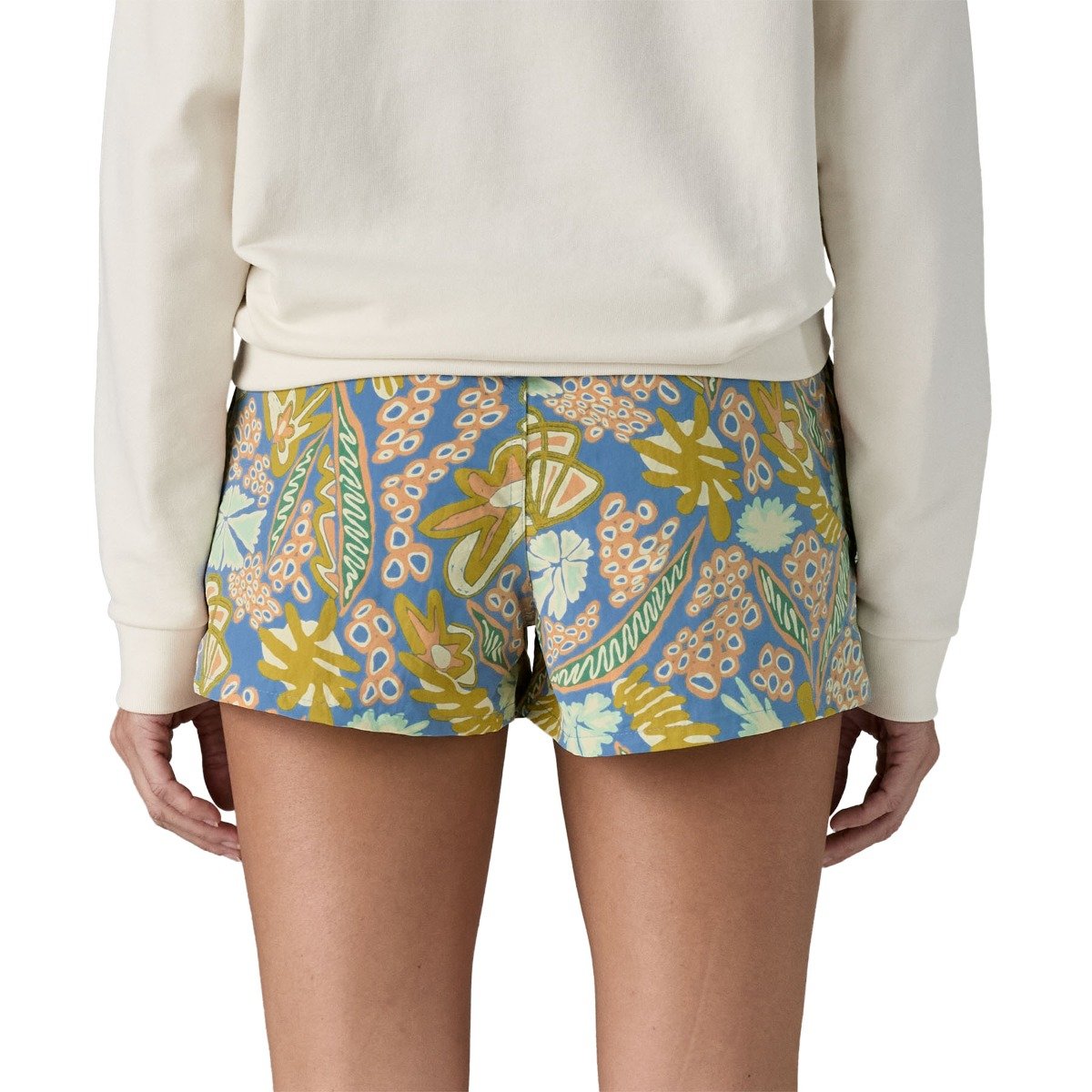 Patagonia Women's Barely Baggies Shorts - 2 1/2in - Flourish: Abundant Blue