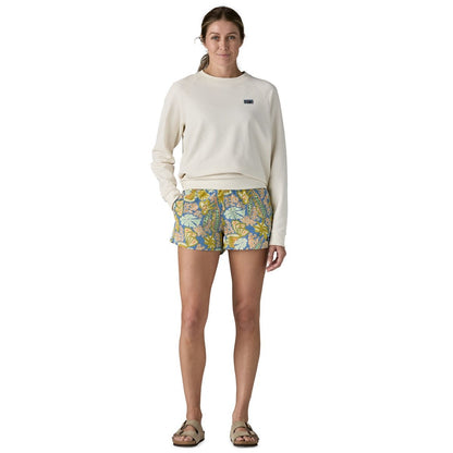 Patagonia Women's Barely Baggies Shorts - 2 1/2in - Flourish: Abundant Blue