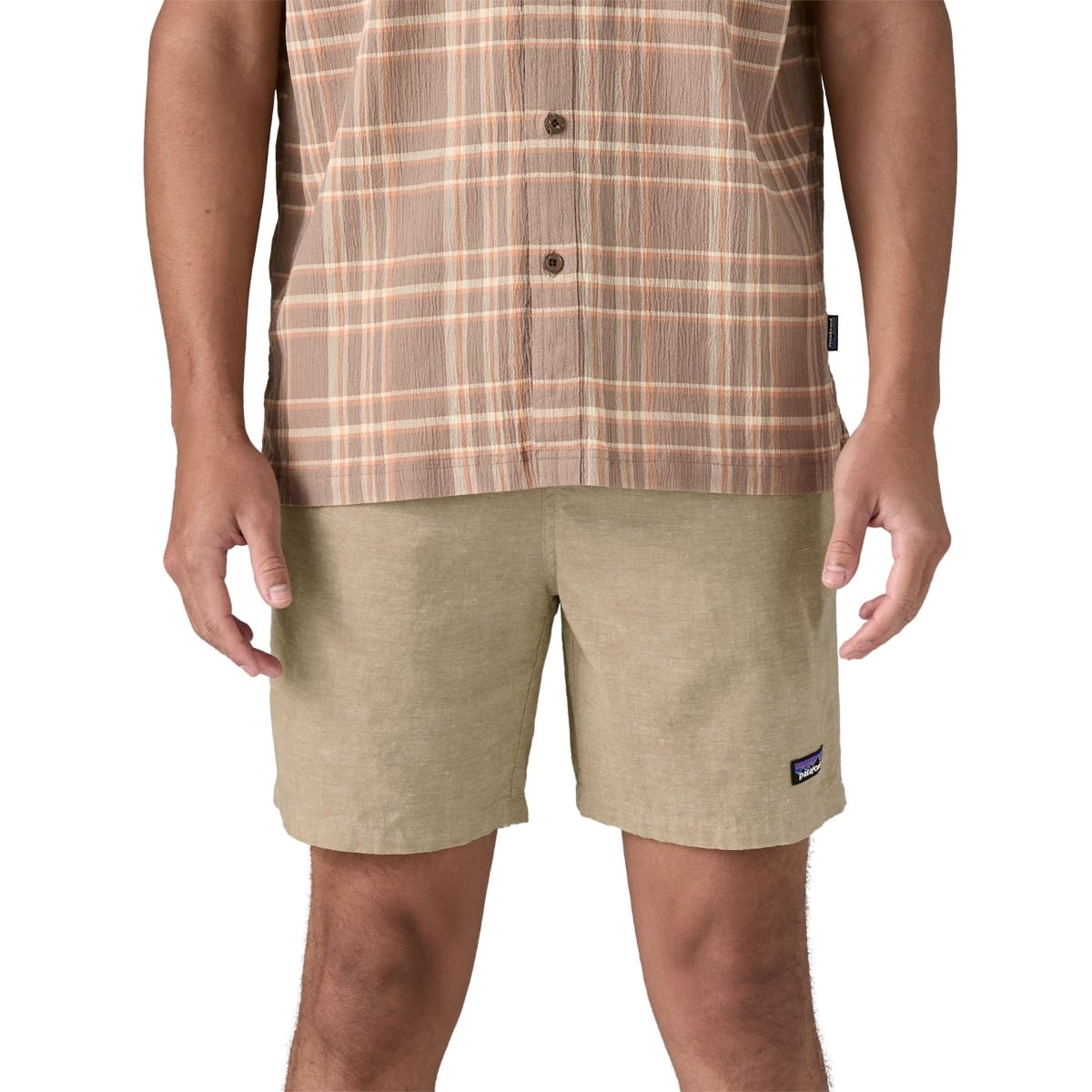 Patagonia Mens Baggies Naturals Shorts in Chambray: Mojave Khaki
