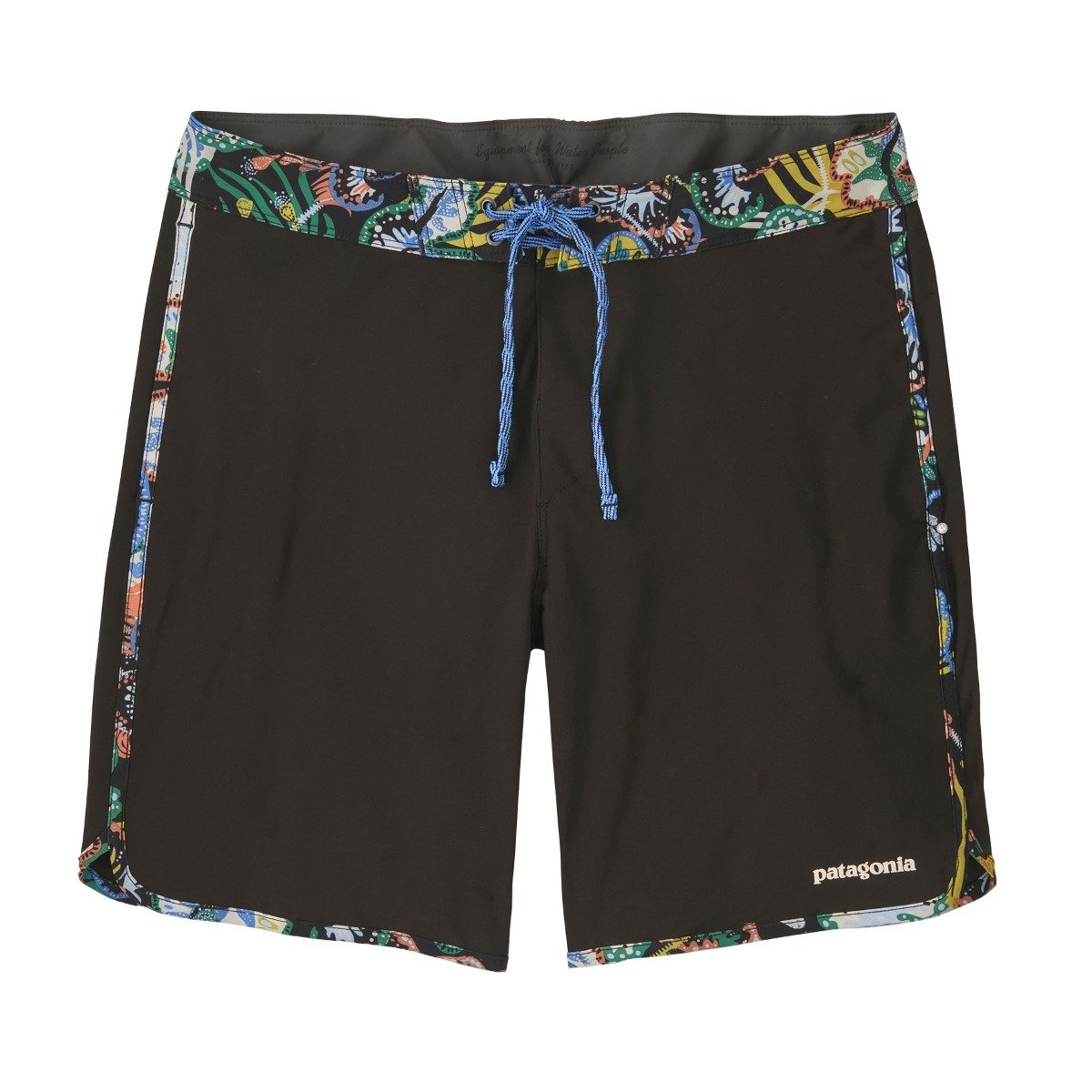 Patagonia Hydropeak Side Shore Mens 18 Inch Boardshorts - Undersea Blue