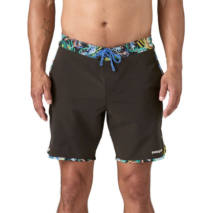 Patagonia Hydropeak Side Shore Men's 18" Boardshorts - Undersea Blue