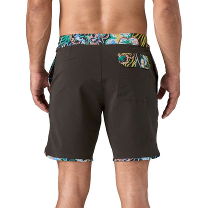 Patagonia Hydropeak Side Shore Men's 18" Boardshorts - Undersea Blue