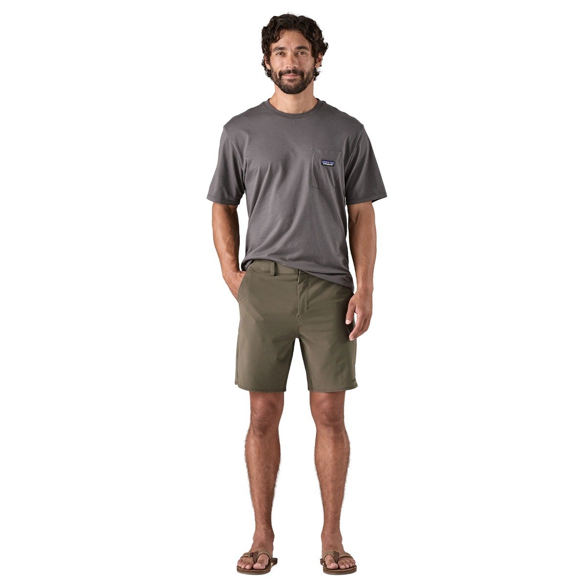 Patagonia Hydropeak 18" Men's Hybrid Walkshorts - Basin Green
