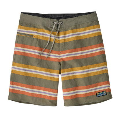 Patagonia Men's Wavefarer 19in Boardshorts in Southern Swell: River Rock Green