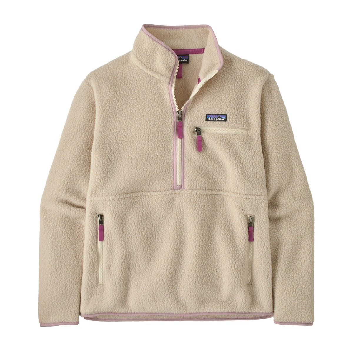 Patagonia Womens Retro Pile Marsupial Fleece in Dark Natural