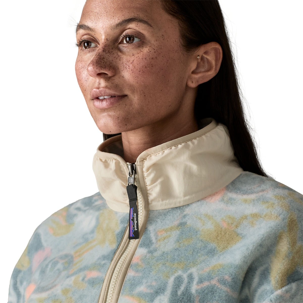 Patagonia Women's Synchilla Fleece Marsupial Pullover - Moon Tripper: Virtually Blue