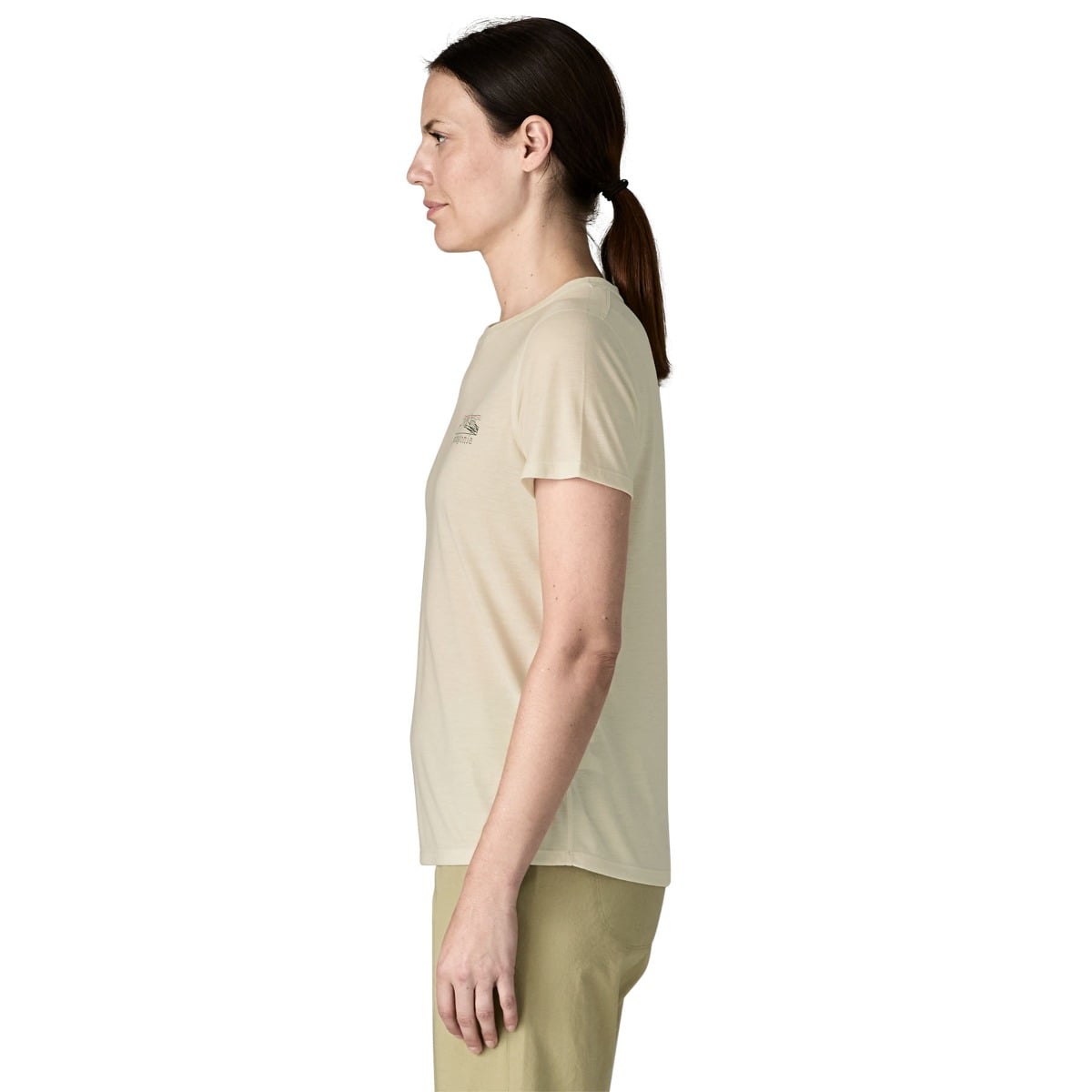 Patagonia Womens Cap Cool Trail Shirt - Stratapeaks - Dyno White