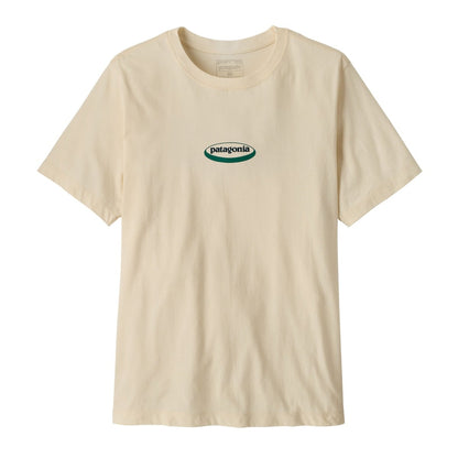 Patagonia Mens '95 Oval Logo T-Shirt in Undyed Natural