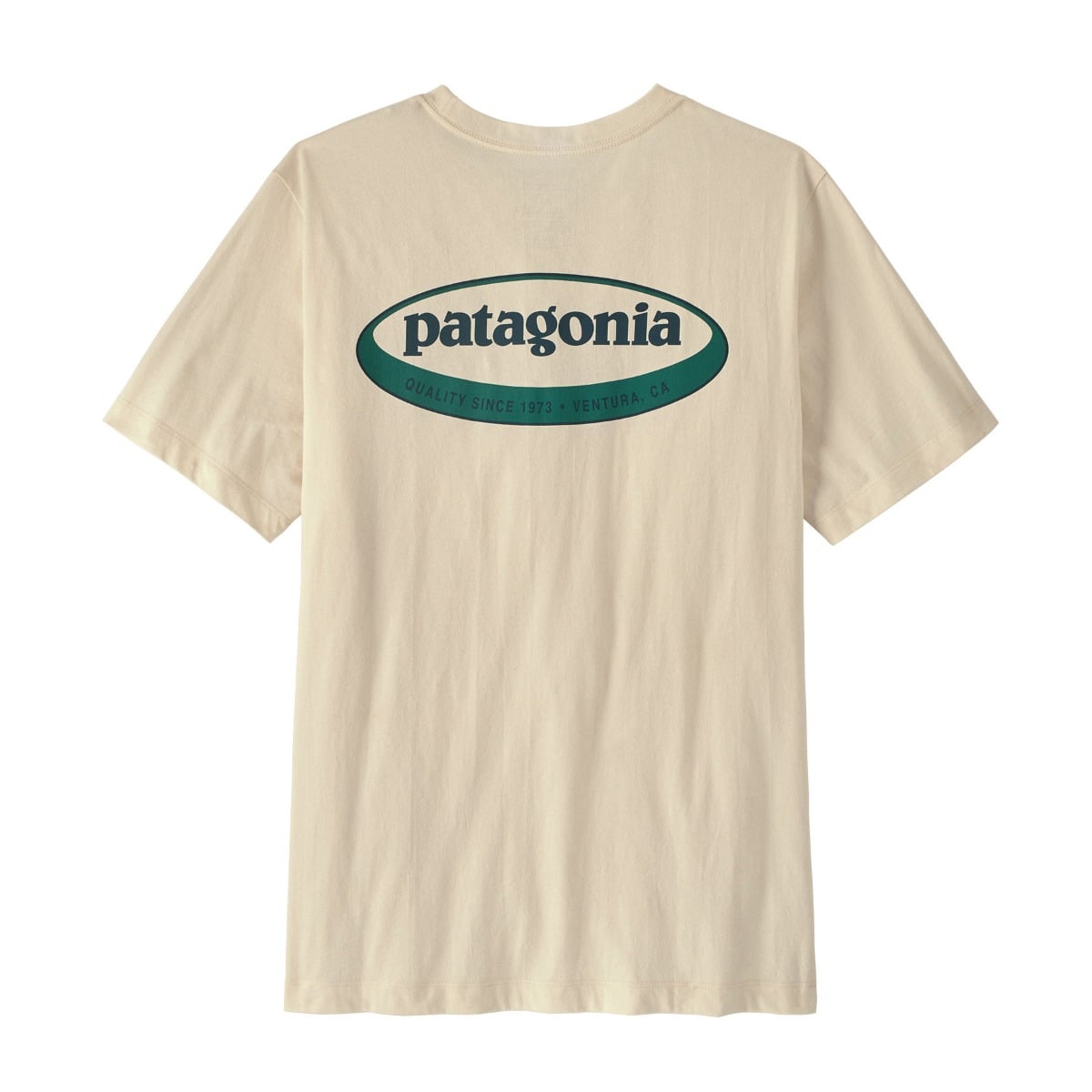 Patagonia Mens '95 Oval Logo T-Shirt - Undyed Natural