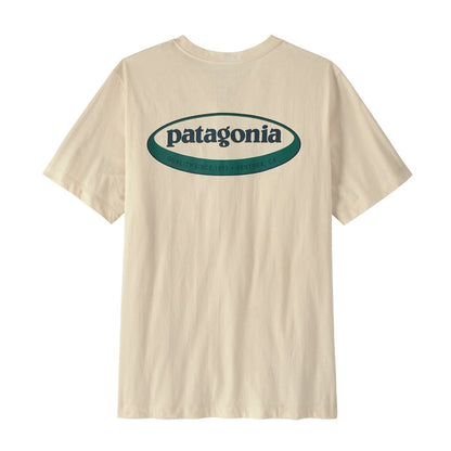 Patagonia Mens '95 Oval Logo T-Shirt - Undyed Natural
