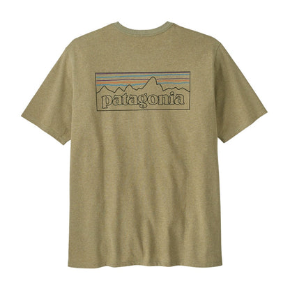 Patagonia Mens P-6 Logo Responsibili-Tee - P-6 Outline: Gumtree Green