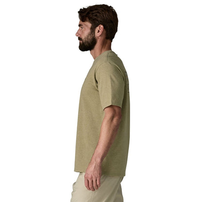 Patagonia Mens P-6 Logo Responsibili-Tee - P-6 Outline: Gumtree Green