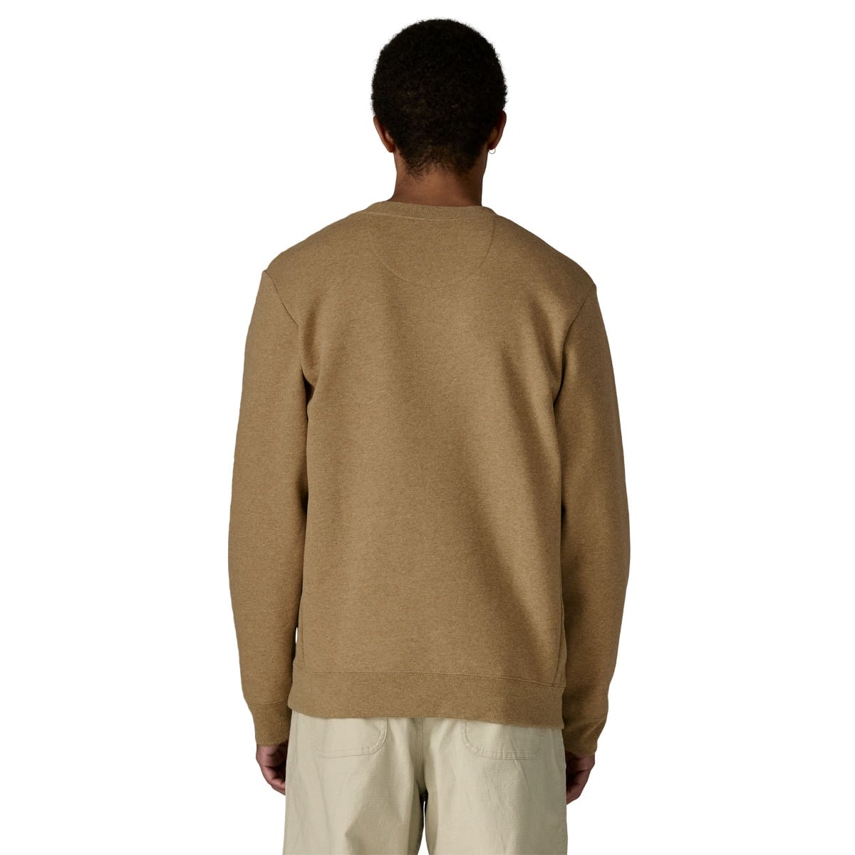 Patagonia Mens '95 Oval Logo Uprisal Crew Sweatshirt - Bobcat Brown