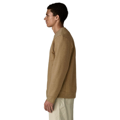 Patagonia Mens '95 Oval Logo Uprisal Crew Sweatshirt - Bobcat Brown