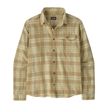Patagonia Mens Long-Sleeved Lightweight Fjord Flannel Shirt in Builder: Weathered Stone